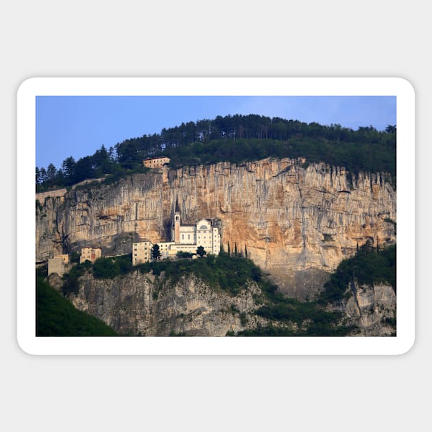 Madonna della Corona Sticker by annalisa56